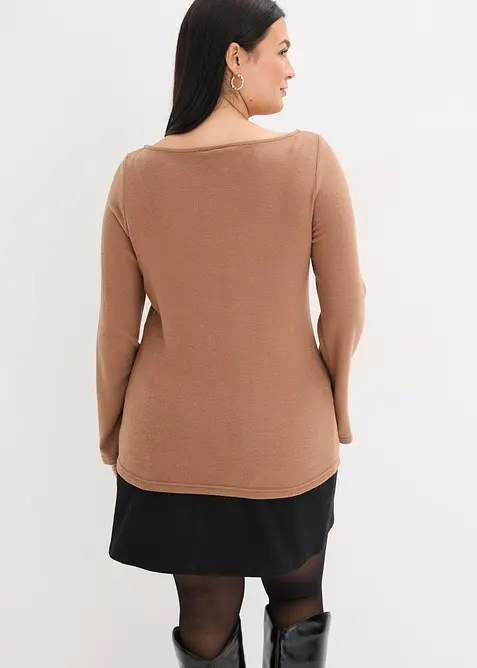 Langarmshirt aus softem Viskose-Mix, bonprix