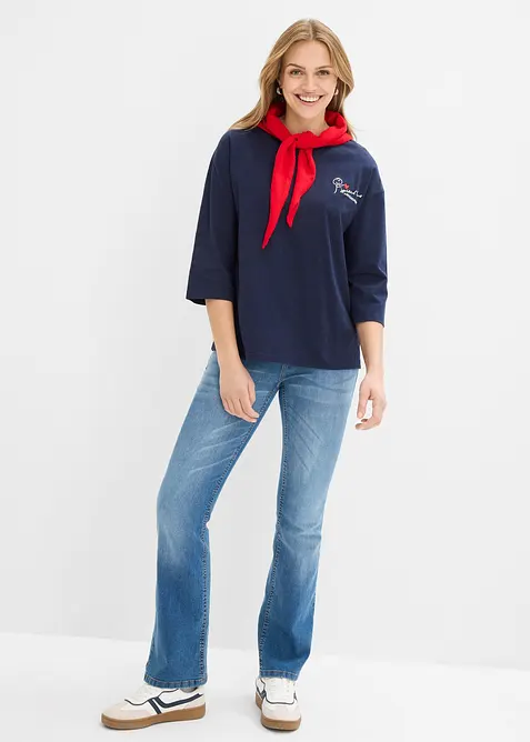 Boxy-Shirt aus reiner Baumwolle, bonprix