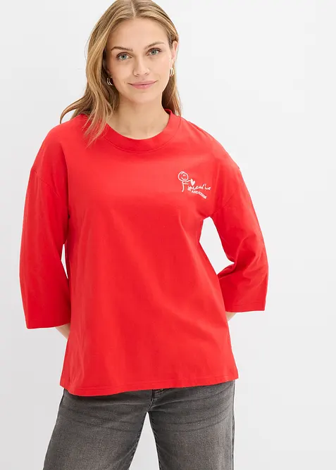 Boxy-Shirt aus reiner Baumwolle, bonprix