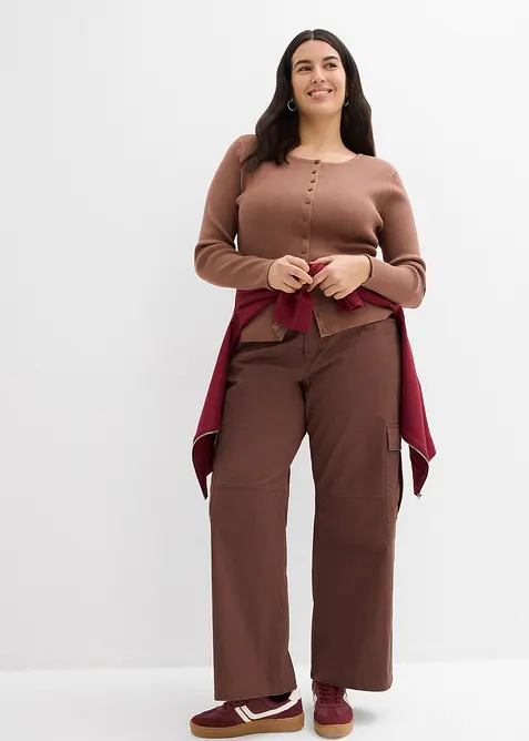 Gilet en fine maille, bonprix