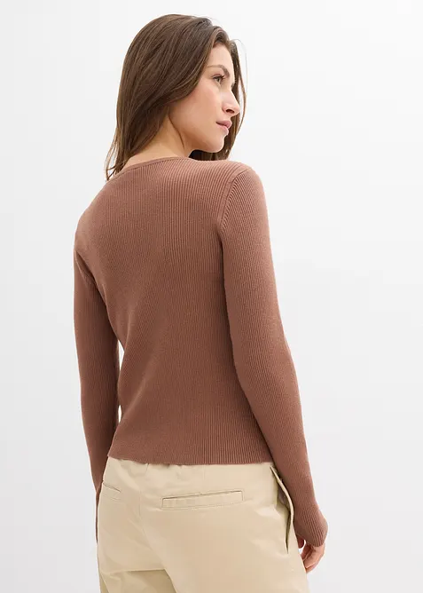 Feinstrickjacke aus softem Viskose-Mix, bonprix