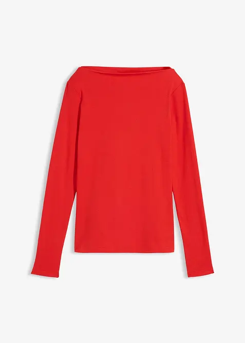 Figurbetontes Rippshirt, bonprix