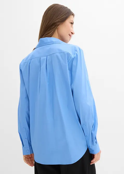 Longbluse mit V-Ausschnitt, bonprix