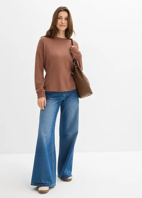 Sweat-shirt cintr&eacute;, bonprix