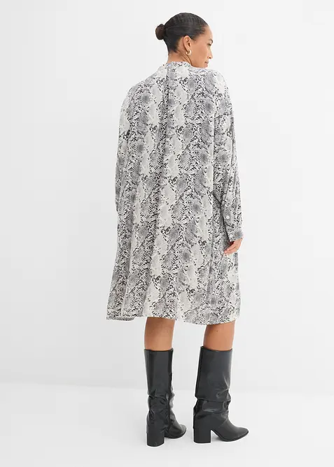 Lockeres Blusenkleid aus feiner Viskose, bonprix