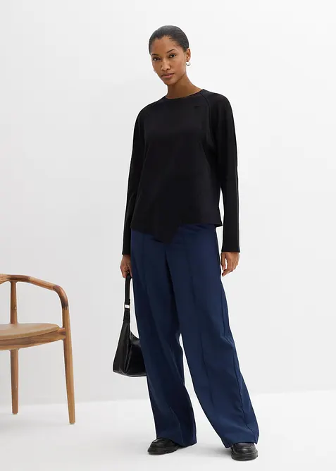 Langarmshirt aus reiner Bio-Baumwolle, bonprix