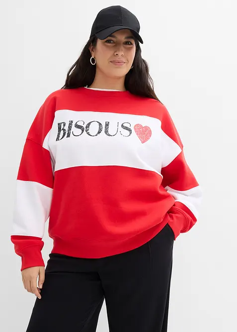Sweat oversize et doux, bonprix