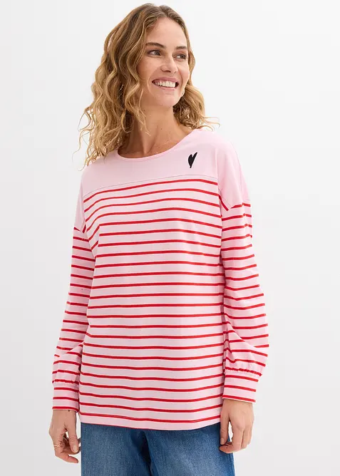 Langarmshirt aus reiner Bio-Baumwolle, bonprix