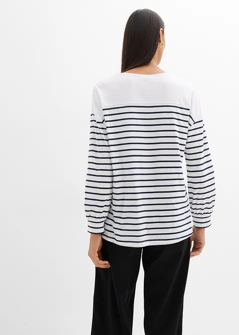 Langarmshirt aus reiner Bio-Baumwolle, bonprix