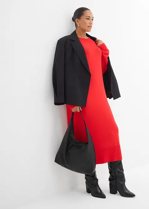 Lockeres Midikleid aus Viskose-Mix, bonprix