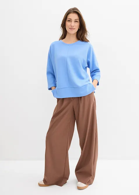 Sweat-shirt en mati&egrave;re textur&eacute;e, bonprix