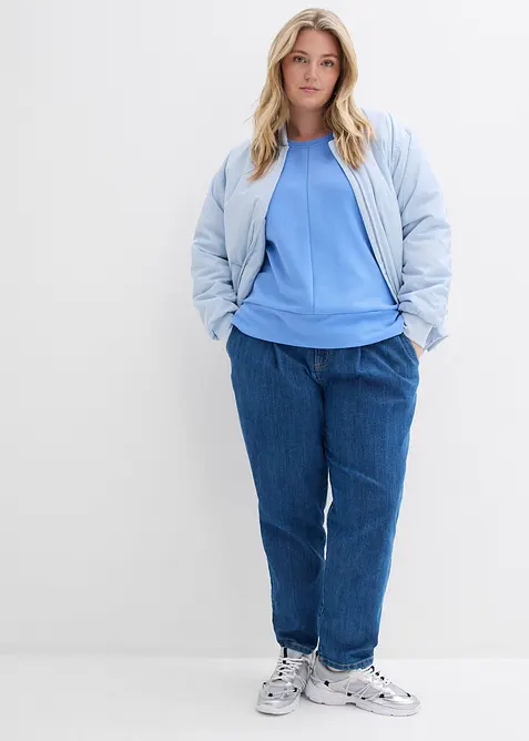 Sweat en mati&egrave;re textur&eacute;e, bonprix