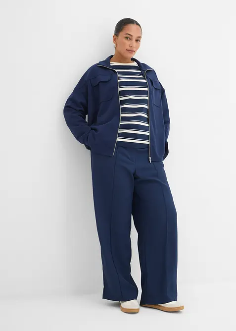 Langarmshirt aus schwerer Jerseyware, bonprix