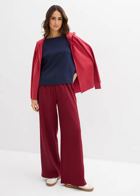 T-shirt &agrave; manches raglan en coton &eacute;pais, bonprix