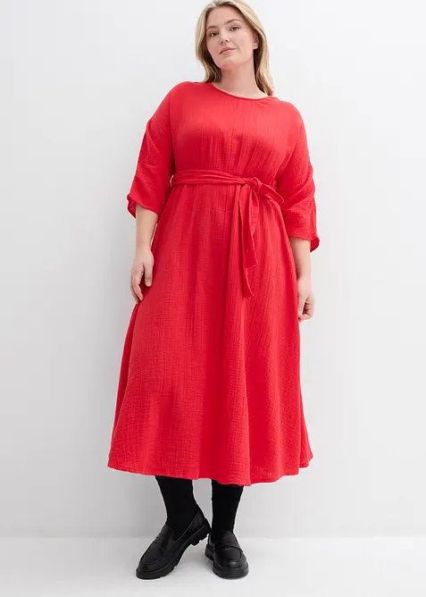 Midikleid aus weicher Baumwolle, bonprix