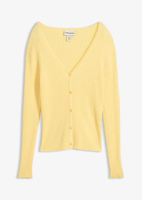 Feinstrick Cardigan mit Viskose, bonprix