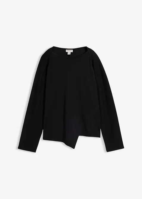 Langarmshirt aus reiner Bio-Baumwolle, bonprix