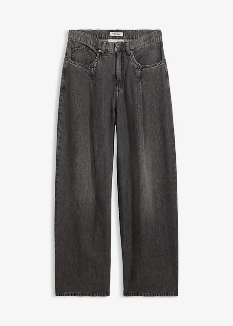 Wide-Leg-Jeans High Waist, bonprix