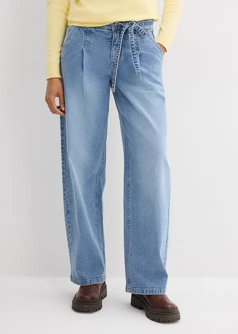 Barrel-Jeans Mid Waist, bonprix