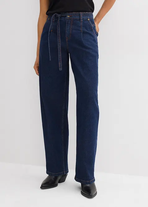 Barrel-Jeans Mid Waist, bonprix