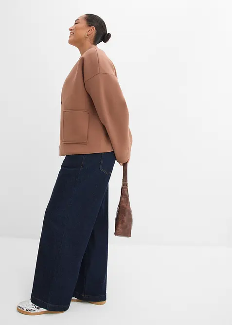 Blouson aus bequemen Scuba, bonprix