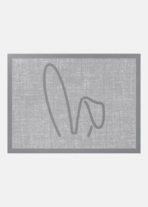 Paillasson lavable &agrave; motif de P&acirc;ques, bonprix