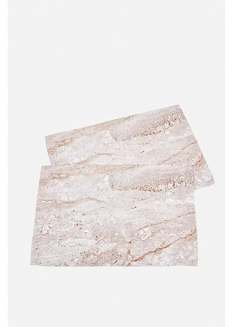 Tischset mit Marmor Druck (2er Pack), bonprix