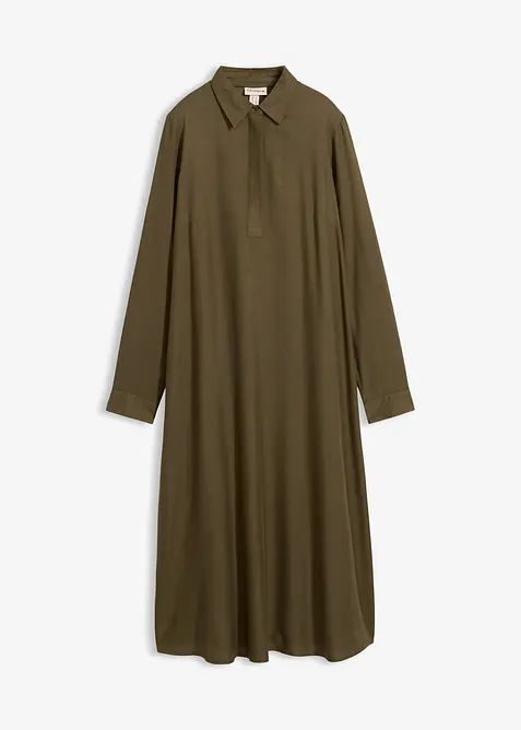 Blusenkleid aus feiner Viskose, bonprix