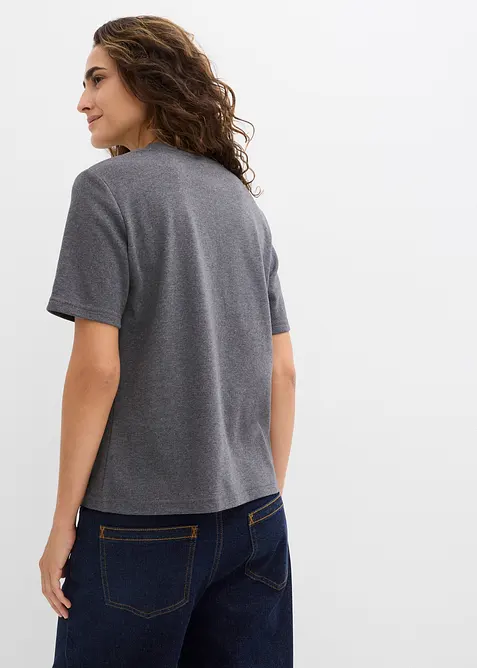 Heavy Jersey Shirt aus reiner Bio-Baumwolle (2er Pack), bonprix