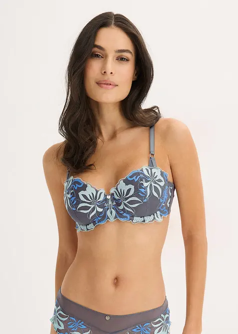 Soutien-gorge balconnet avec broderie, bonprix