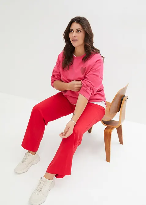 Oversized-Sweatshirt aus Bio-Baumwolle, bonprix