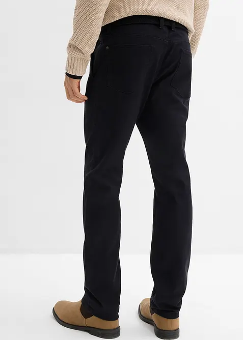 Pantalon chino extensible regular &agrave; taille &eacute;lastiqu&eacute;e, droit, bonprix