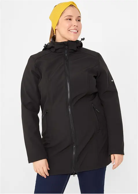 Parka d&eacute;perlante en softshell, bonprix