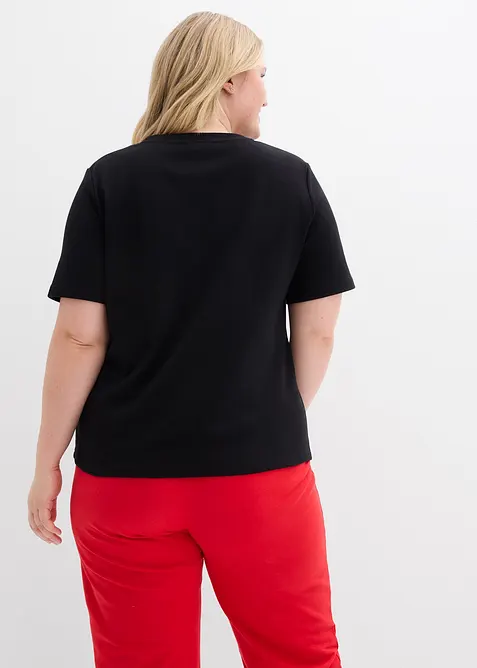 Heavy Jersey Shirt aus reiner Bio-Baumwolle  (2er Pack), bonprix