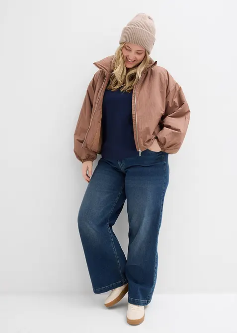 Heavy Jersey 3/4-Arm Shirt aus reiner Bio-Baumwolle, bonprix