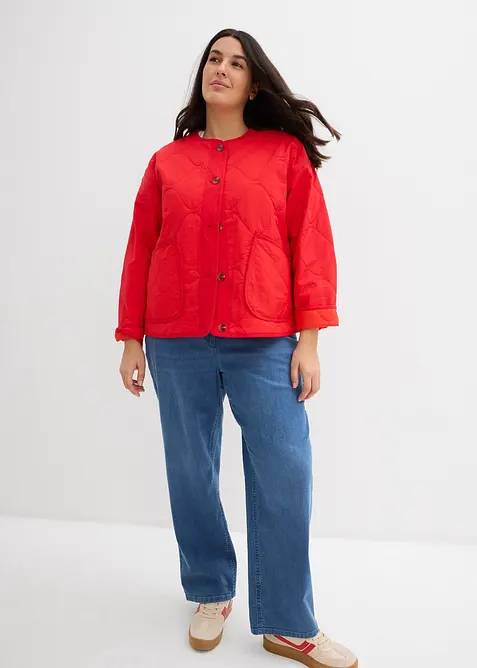 Loose Straight-Jeans, Mid Waist,Bio-Baumwolle, bonprix