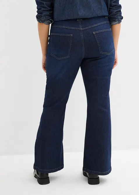 Flared-Jeans, High Waist, Bio-Baumwolle, bonprix