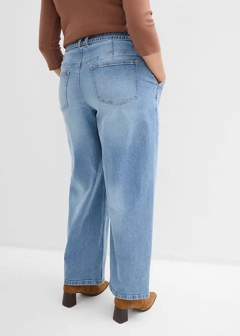 Barrel-Jeans Mid Waist, bonprix