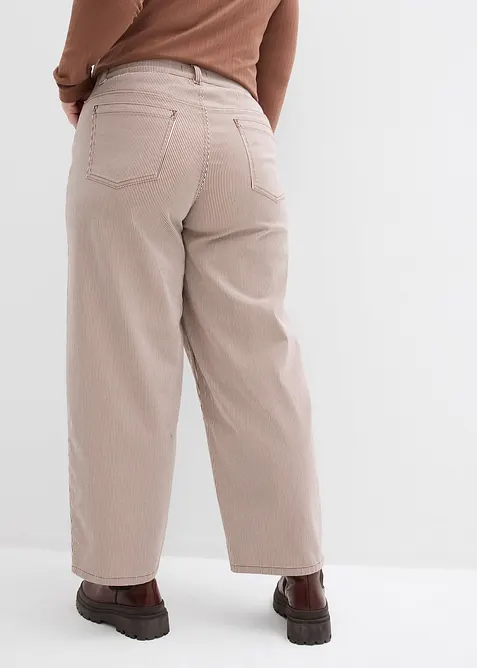 Pantalon ballon &agrave; rayures, bonprix