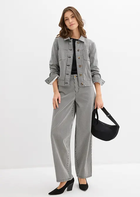 Ballon Fit-Hose mit Streifen, bonprix