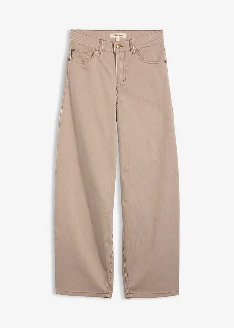 Pantalon ballon &agrave; rayures, bonprix