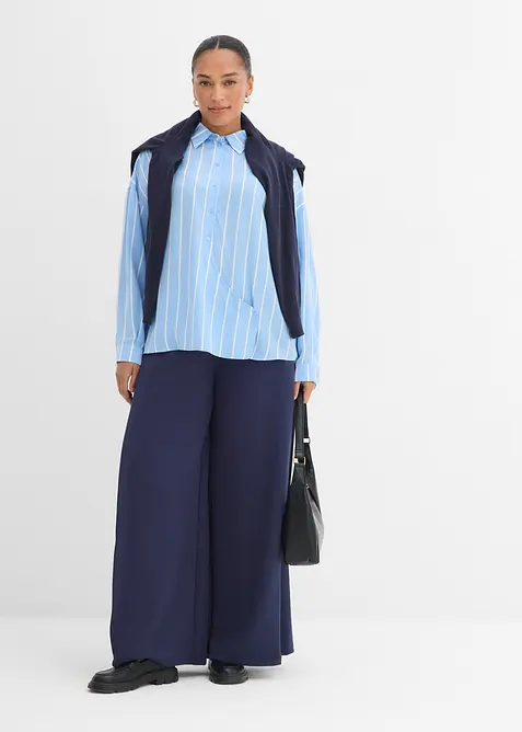 Chemisier en satin fluide, bonprix