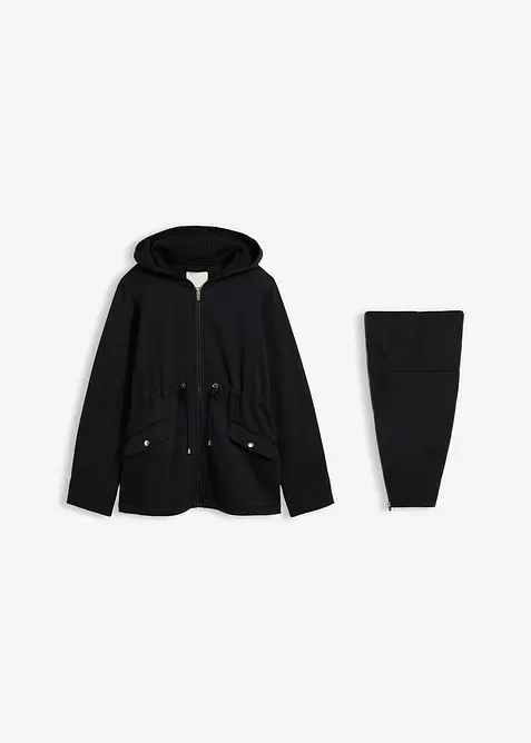 3-in-1 Sweatjacke f&uuml;r die Schwangerschaft und danach mit Babyeinsatz, bonprix
