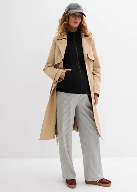 3-in-1 Umstandsweste mit Trageeinsatz aus Fleece, bonprix