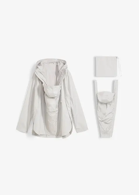 Veste de grossesse ultra-l&eacute;g&egrave;re imperm&eacute;able et coupe-vent, fonction portage, bonprix