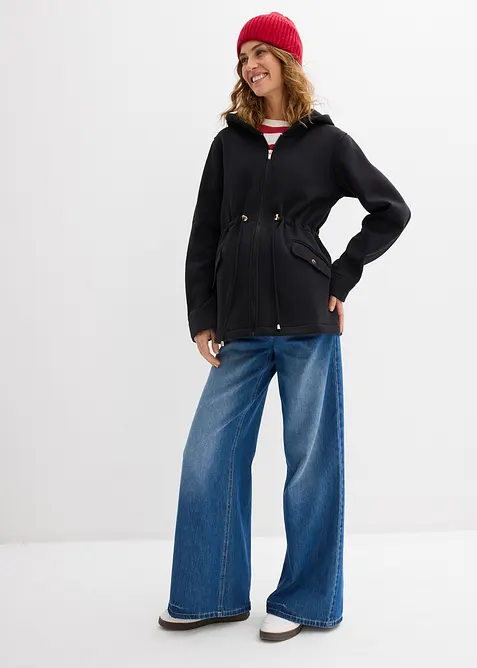 3-in-1 Sweatjacke f&uuml;r die Schwangerschaft und danach mit Babyeinsatz, bonprix