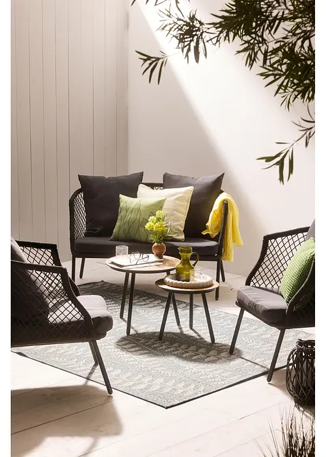 Tapis int&eacute;rieur et ext&eacute;rieur &agrave; motif floral, bonprix