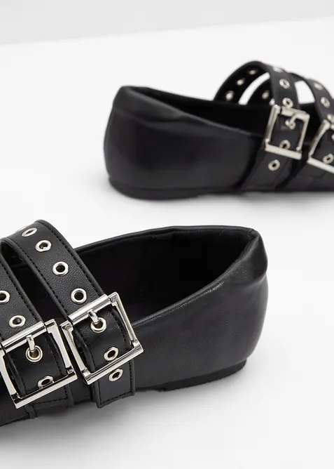 Ballerines &agrave; brides et premi&egrave;re rembourr&eacute;e, bonprix