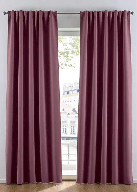 Abdunkelnder Vorhang, in vielen Gr&ouml;&szlig;en (1er Pack), bonprix