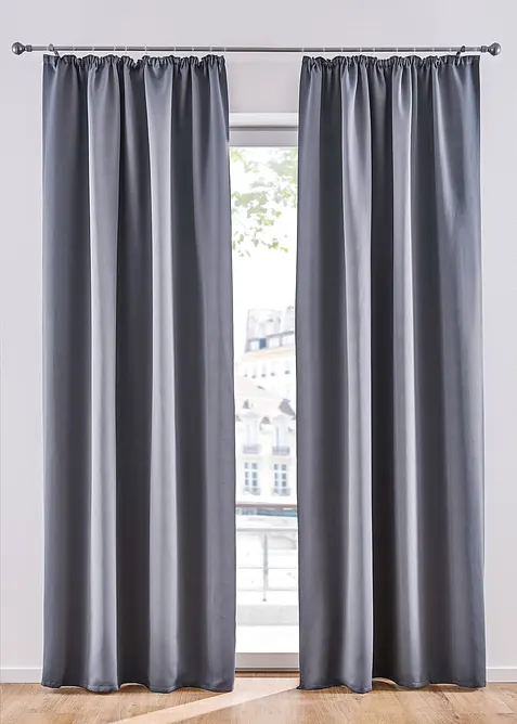 Abdunkelnder Vorhang, in vielen Gr&ouml;&szlig;en (1er Pack), bonprix